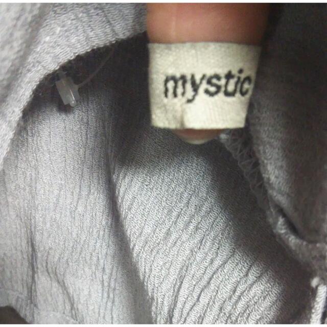 mystic(ミスティック)のmystic 袖リボン キャンディースリーブ 2wayブラウス 美品 レディースのトップス(シャツ/ブラウス(長袖/七分))の商品写真