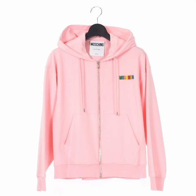 【大放出セール】 MOSCHINO モスキーノ - MOSCHINO ラバー パーカー フーディー ジップアップ ロゴ パーカー 【大放出セール】 MOSCHINO モスキーノ - MOSCHINO ラバー パーカー フーディー ジップアップ ロゴ パーカー