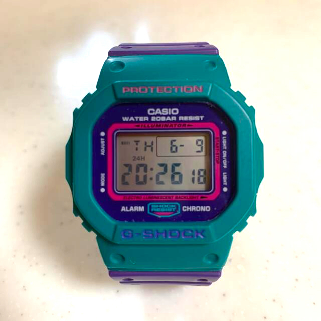 【1/17値下】g-shock throw back DW-5600TB-6JF