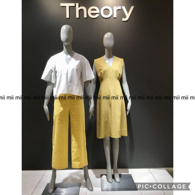 ✤2019SS セオリー Theory リネン クロップドパンツ✤ | thebasehealth