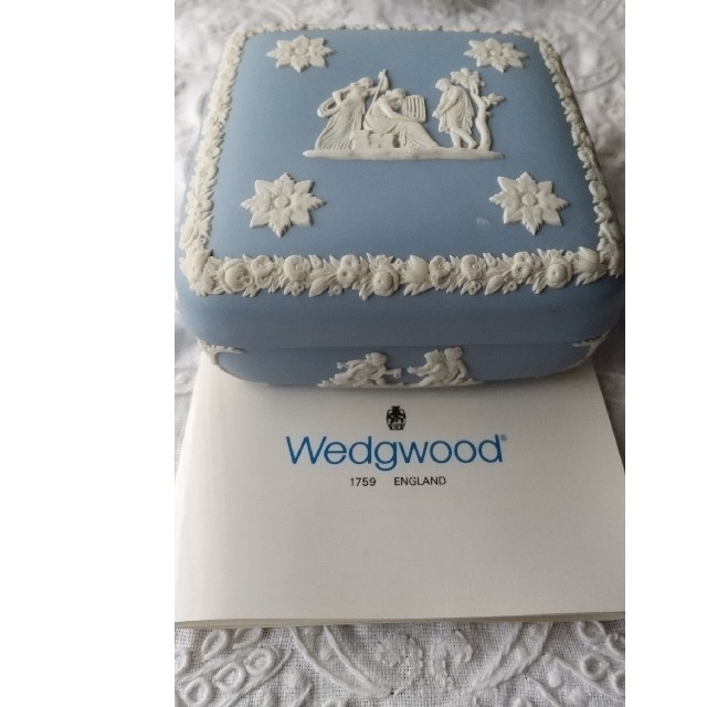 WEDGWOOD(ウェッジウッド)のWedgwood ★ ジャスパー スクエア インテリア/住まい/日用品のインテリア小物(小物入れ)の商品写真