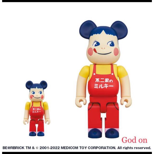 BE@RBRICK ペコちゃん ホーロー看板 100％ \u0026 400％ | cienciahoy