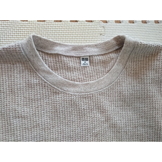 UNIQLO(ユニクロ)の秋冬セール！ユニクロ ワッフルT M レディースのトップス(Tシャツ(長袖/七分))の商品写真