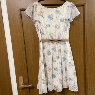 アプワイザーリッシェ 花柄ワンピース ひざ丈ワンピース(レディース ...