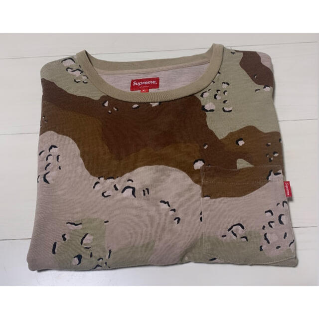 Supreme(シュプリーム)のsupreme ポケT カモフラ XL メンズのトップス(Tシャツ/カットソー(半袖/袖なし))の商品写真