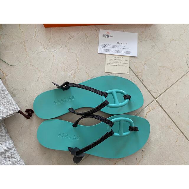 美品】HERMES⛓シェーヌダンクル サンダル⛓37 | tspea.org