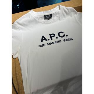 アーペーセー(A.P.C)のA.P.C.   Tシャツ　XSサイズ　白(Tシャツ(半袖/袖なし))