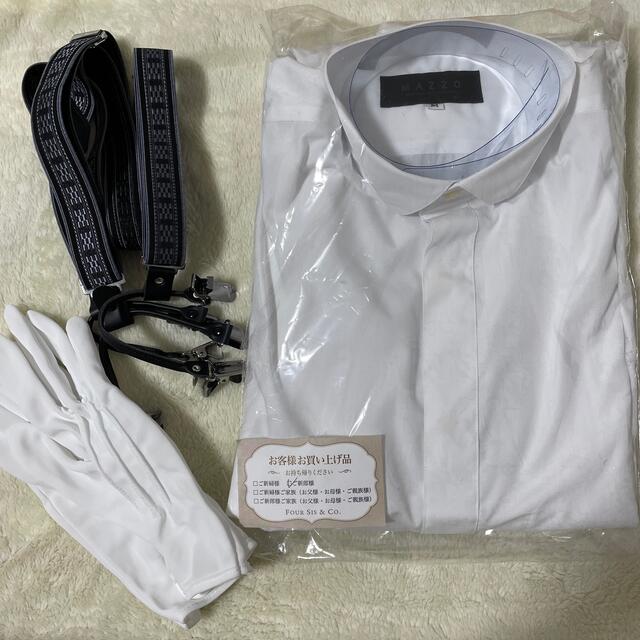美品】MAZZO 新郎ブライダルシャツセット-