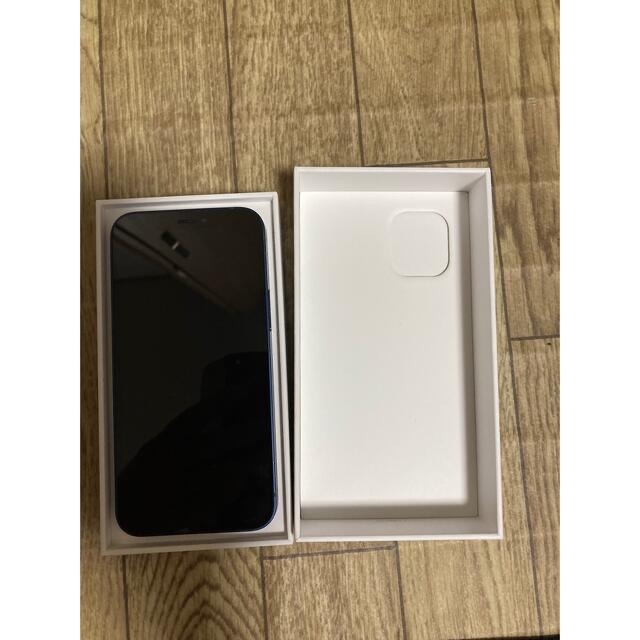 iphone12mini 256gb simフリー　ブルー スマホ/家電/カメラのスマートフォン/携帯電話(スマートフォン本体)の商品写真