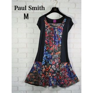 ポールスミス(Paul Smith)の❥PaulᏚmith❥ ポールスミス 花柄 ワンピース 総柄 Ꮇ フレンスリーブ(ひざ丈ワンピース)