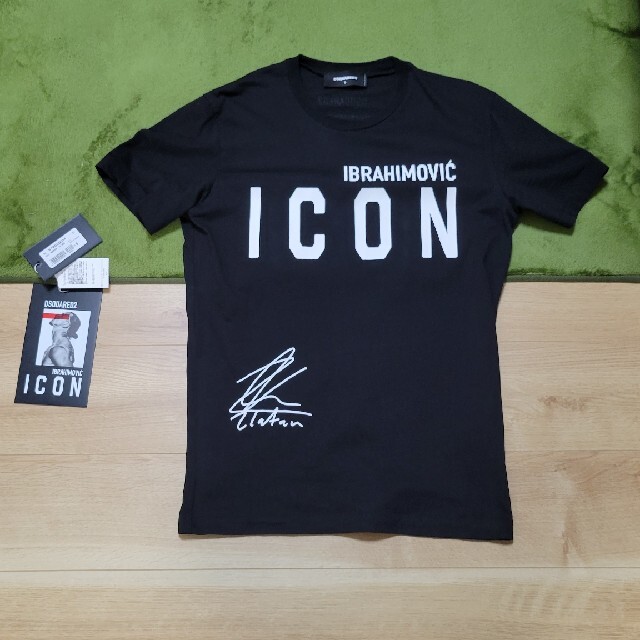 新品 ディースクエアード DSQUARED2 Tシャツ ICON アイコン 黒