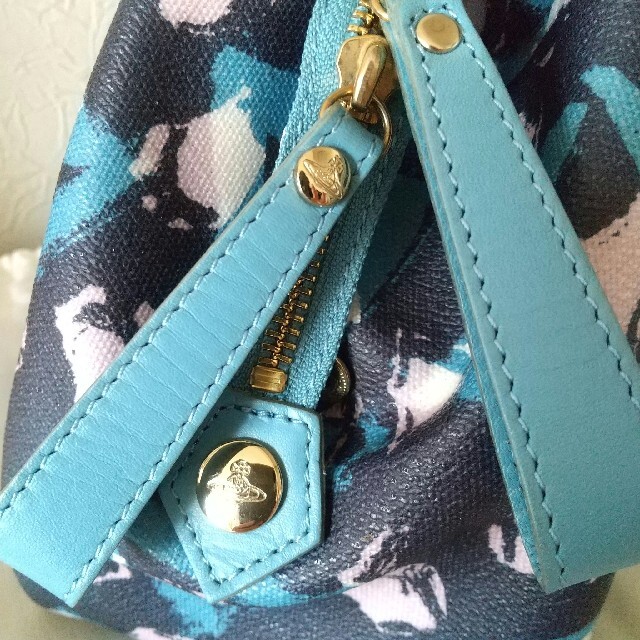 保存袋付きVivienne Westwood オーブ 総柄ヤスミン ハンドバッグ