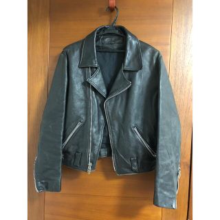 クロムハーツ(Chrome Hearts)のエバーグリーン様専用　クロムハーツ　大文字　S オールド  ライダース(ライダースジャケット)