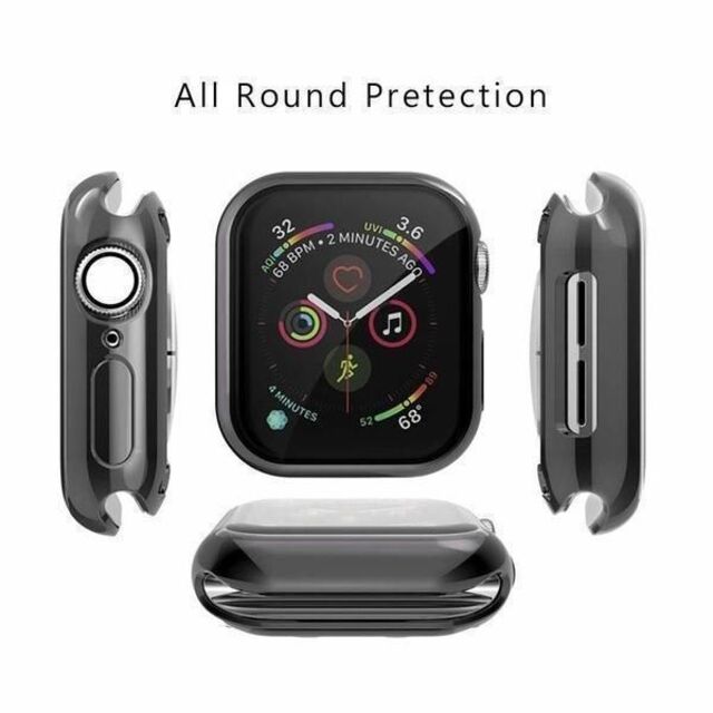 Apple watch cover アップルウオッチシリコンカバー　silver メンズの時計(その他)の商品写真