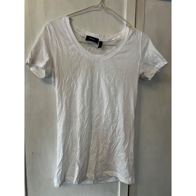 theory(セオリー)のセオリー　theory 人気の白　Tシャツ レディースのトップス(Tシャツ(半袖/袖なし))の商品写真