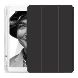 iPadケース 10.2 第9世代 第8世代 第7世代 ペンホルダー付 ブラック(その他)