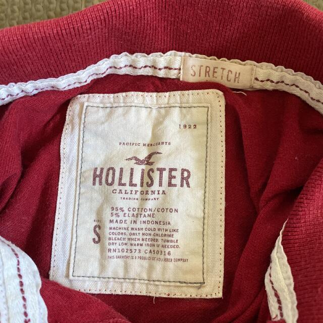 Hollister(ホリスター)のホリスター 刺繍入り ポロシャツ 半袖ポロシャツ アバクロンビー&フィッチ レディースのトップス(ポロシャツ)の商品写真