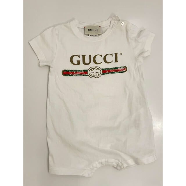Gucci(グッチ)のgucci ロンパース　3-6m キッズ/ベビー/マタニティのベビー服(~85cm)(ロンパース)の商品写真