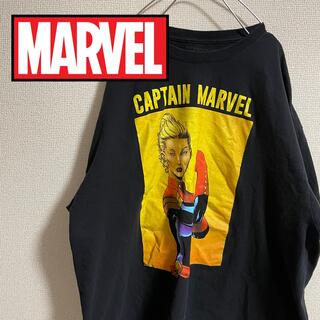 マーベル(MARVEL)のUS 古着 CAPTAIN MARVEL キャプテンマーベル Tシャツ 半袖(Tシャツ/カットソー(半袖/袖なし))