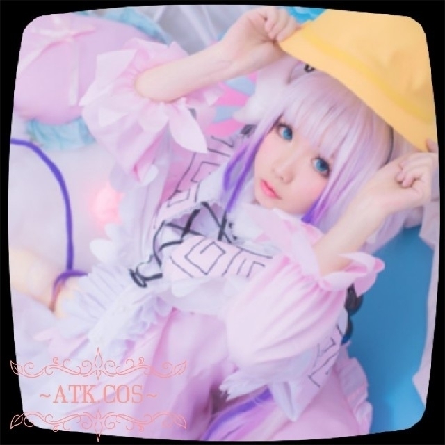 T⑦4 小林さんちのメイドラゴン カンナ コスプレ 高品質 本格 角 しっぽ 靴