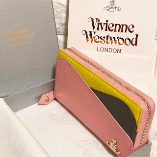 ヴィヴィアンウエストウッド(Vivienne Westwood)の【新品】ヴィヴィアンウエストウッド  ダブルフラップ　ピンク (財布)