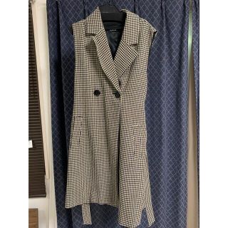 ザラ(ZARA)のZARA チェックジレ(ベスト/ジレ)