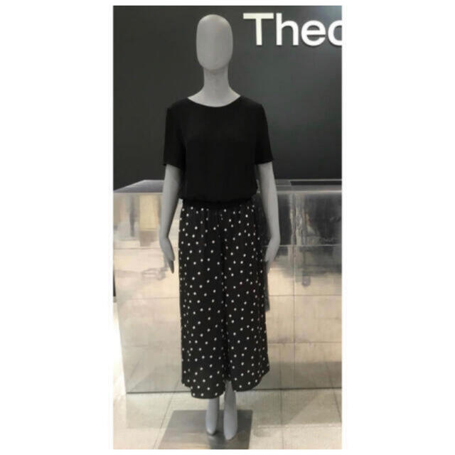 theory(セオリー)のTheory 19ss ダイア柄ワイドクロップドパンツ レディースのパンツ(カジュアルパンツ)の商品写真