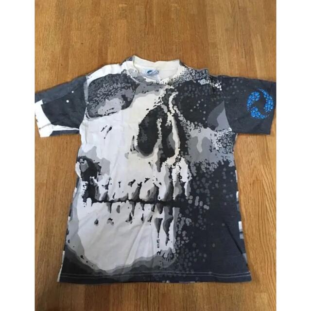 LIQUID BLUE Tシャツ ガイコツ ドクロ 骨 USA製 1992