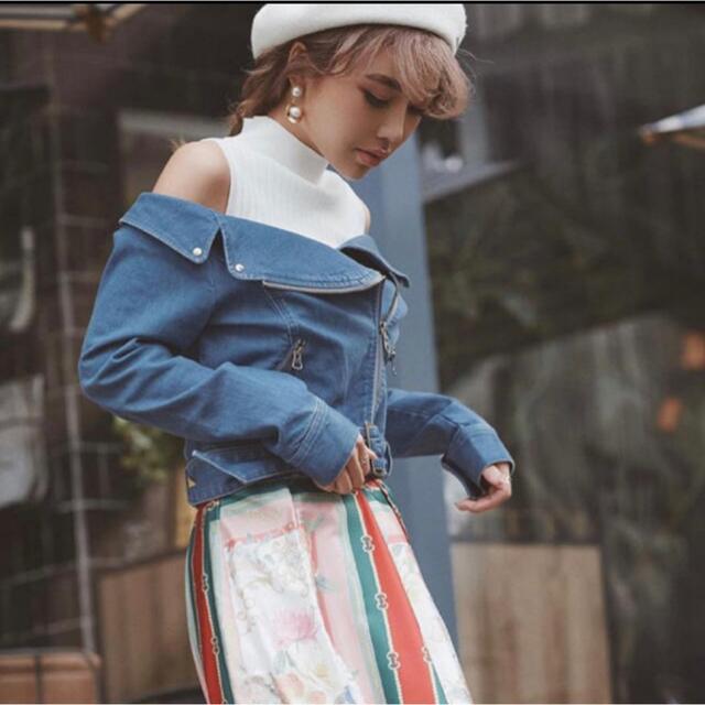 シェリエ sheller ノーカラーフリンジデニムジャケット 高評価! scdp.cm