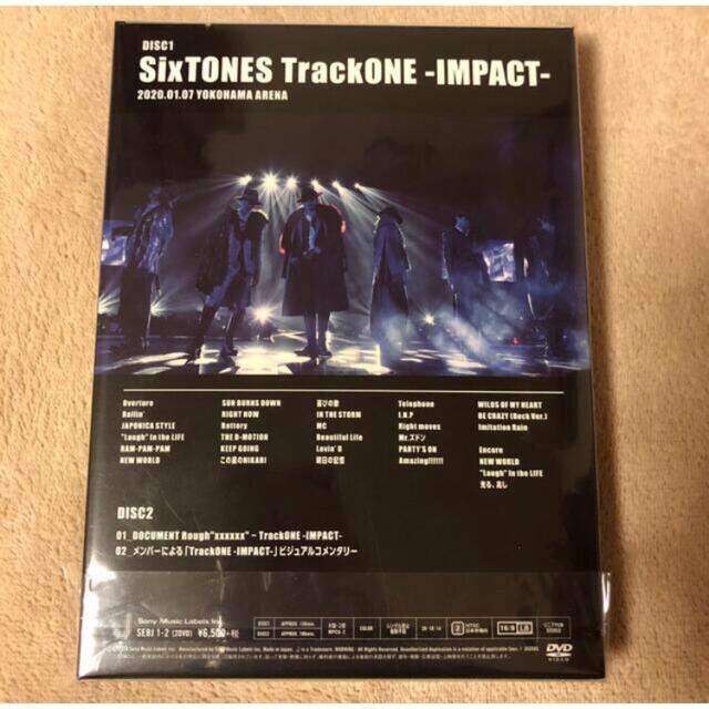 SixTONES TrackONEIMPACT 初回盤 (Blu-ray)