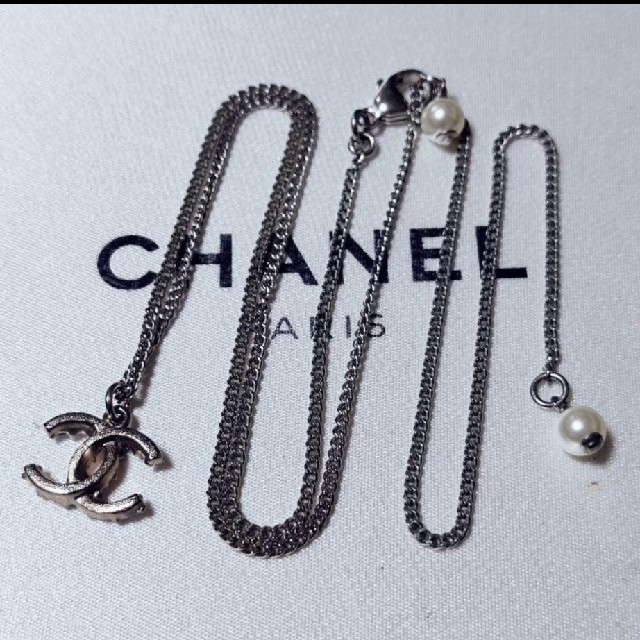 CHANEL　ネックレス　ココマーク　カラーストーン