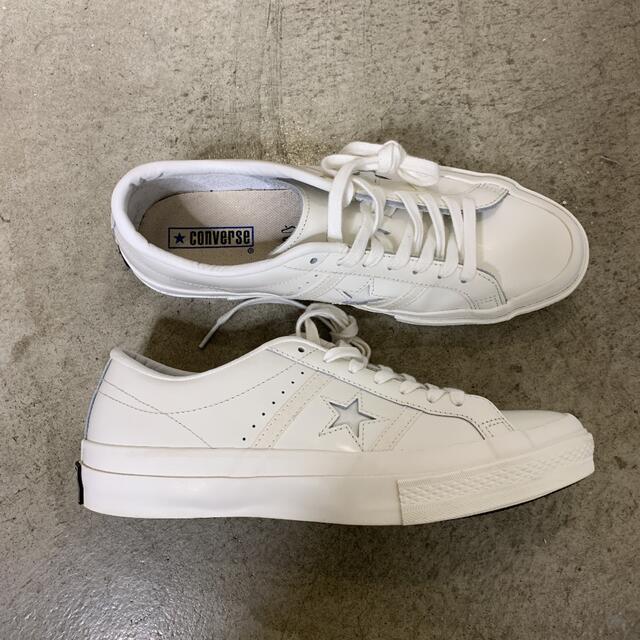 ONE STAR ワンスター star&bars 1CL576 WHITE 白 野党 ONE STAR 日本企画 白 1CL576 star&bars ワンスター スニーカー