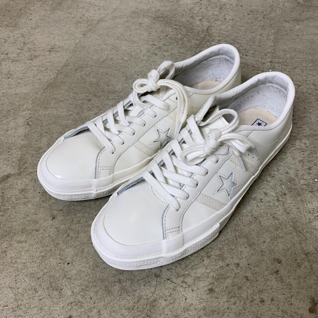ONE STAR ワンスター star&bars 1CL576 WHITE 白 野党 ONE STAR 日本企画 白 1CL576 star&bars ワンスター スニーカー