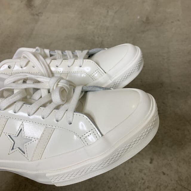 ONE STAR ワンスター star&bars 1CL576 WHITE 白 野党 ONE STAR 日本企画 白 1CL576 star&bars ワンスター スニーカー