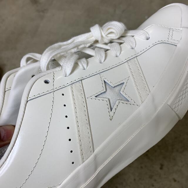 ONE STAR ワンスター star&bars 1CL576 WHITE 白 野党 ONE STAR 日本企画 白 1CL576 star&bars ワンスター スニーカー