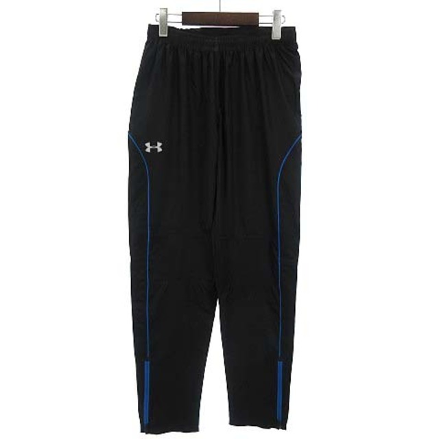 UNDER ARMOUR(アンダーアーマー)のアンダーアーマー ジャージ セットアップ 上下ロゴ 黒 青 M ■SM0 メンズのスーツ(セットアップ)の商品写真