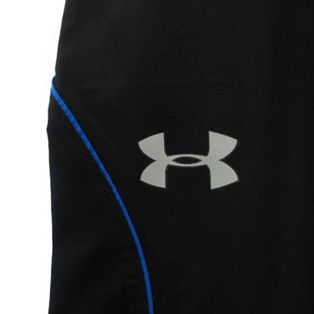 UNDER ARMOUR(アンダーアーマー)のアンダーアーマー ジャージ セットアップ 上下ロゴ 黒 青 M ■SM0 メンズのスーツ(セットアップ)の商品写真