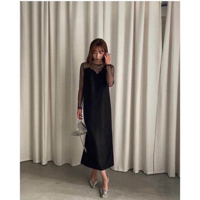 Ameri VINTAGE - アメリ クルエラ ワンピース ドレス シースルー Ameri VINTAGE - アメリ クルエラ ワンピース ドレス シースルー