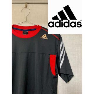 アディダス(adidas)の☆ アディダス　adidas メッシュTシャツ　黒　ブラック　M(Tシャツ/カットソー(半袖/袖なし))