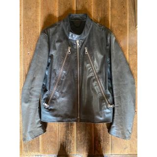 マルタンマルジェラ(Maison Martin Margiela)の最初期 マルタンマルジェラ 2000AW 八の字 ライダースジャケット 本人期(ライダースジャケット)