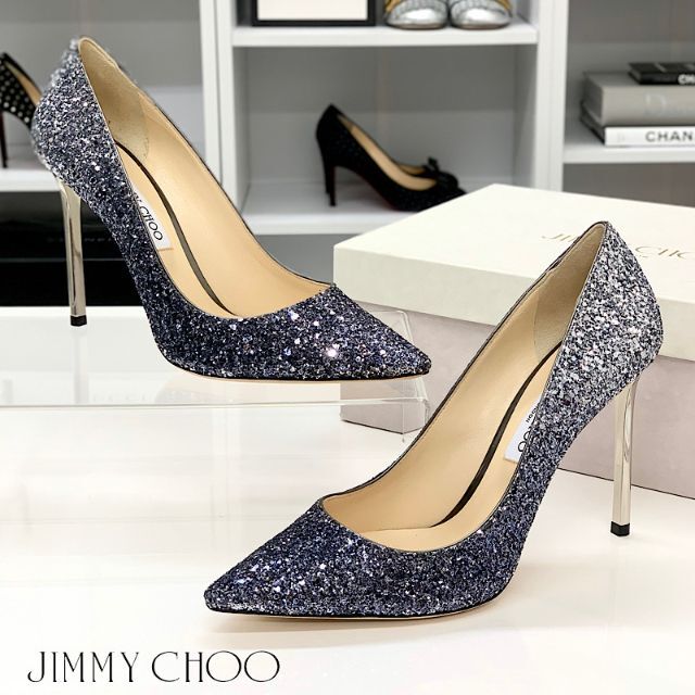 数量限定価格!! JIMMY CHOO - 4350 未使用 ジミーチュウ グリッター