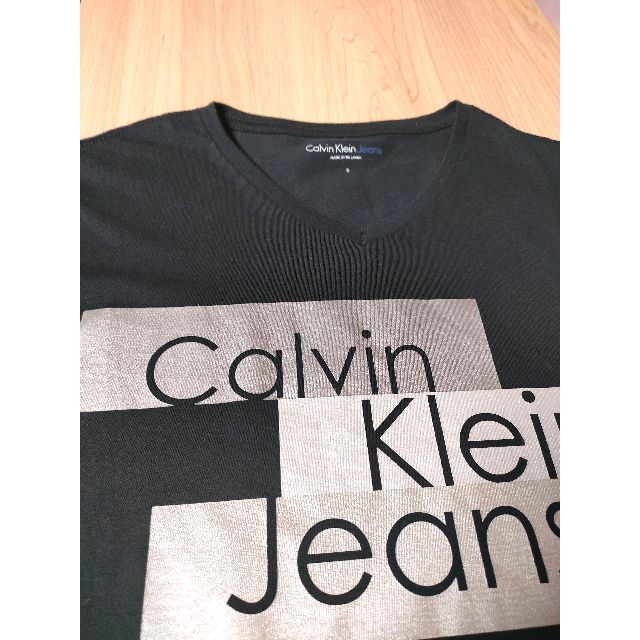 calvin klein jeans Vネックカットソー　サイズXL