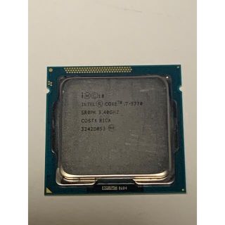 Intel corei i7-3770 3.40 動作確認済み(PCパーツ)