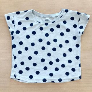 ムジルシリョウヒン(MUJI (無印良品))の無印 キッズ  Tシャツ 水玉 サイズ110(Tシャツ/カットソー)