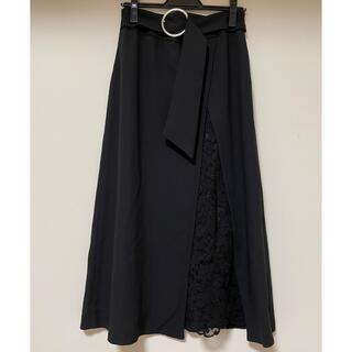 レディー(Rady)の値下げ☆Rady ベルト付き ロングスカート ブラック(ロングスカート)