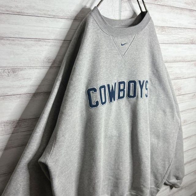 【入手困難!!】ナイキ ✈︎刺繍ロゴ ゆるだぼ トレーナー   cowboys