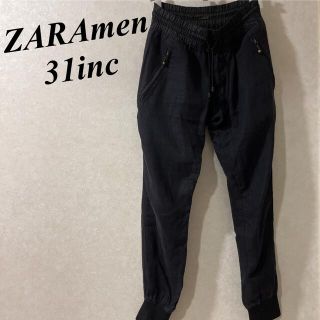 ザラ(ZARA)のZARA men リネン素材ジョガーパンツ　31inc(その他)