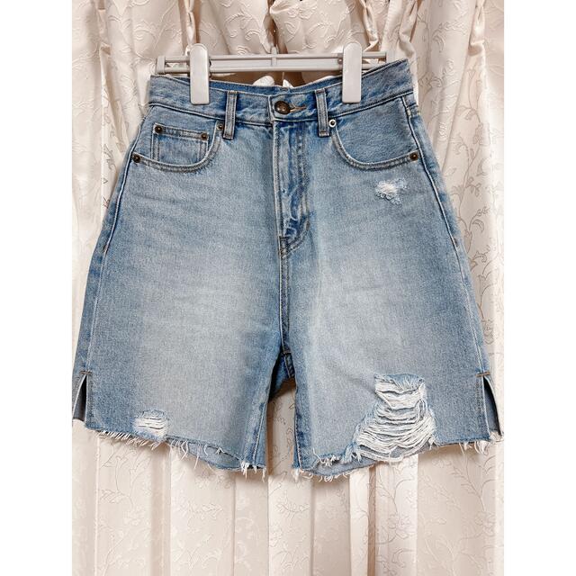 ALEXIASTAM●定価12100円●Denim Bermuda Shorts