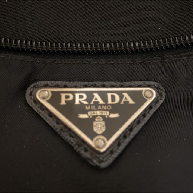 PRADA プラダ　ロゴプレート付きナイロンウエストショルダーバッグ