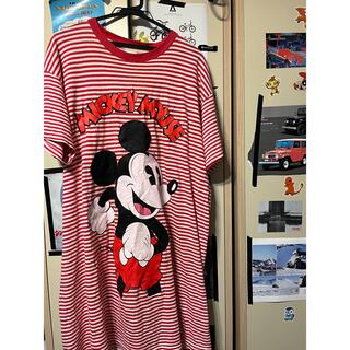 ディズニー(Disney)のディズニー　ヴィンテージTシャツ　Disney 両面プリント　リンガー　　90s(Tシャツ/カットソー(半袖/袖なし))